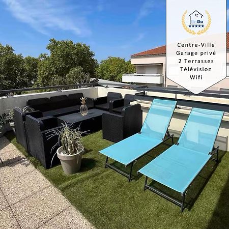 Bngo I Immense Rooftop Lyon I 2 Chambres, 4 Places Parkings, 2 Immenses Terrasses, 8 Personnes Exterior foto